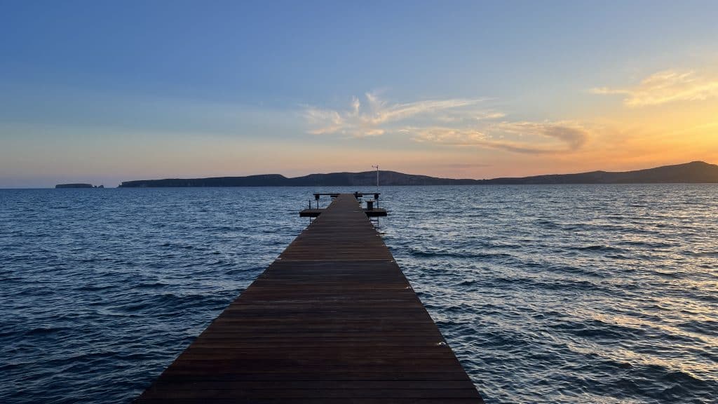 Mandarin Oriental Costa Navarino Steg Meer