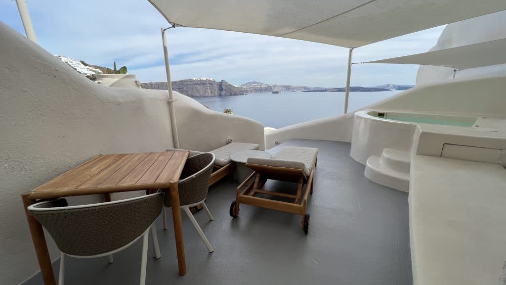 Mystique Santorini Balkon 