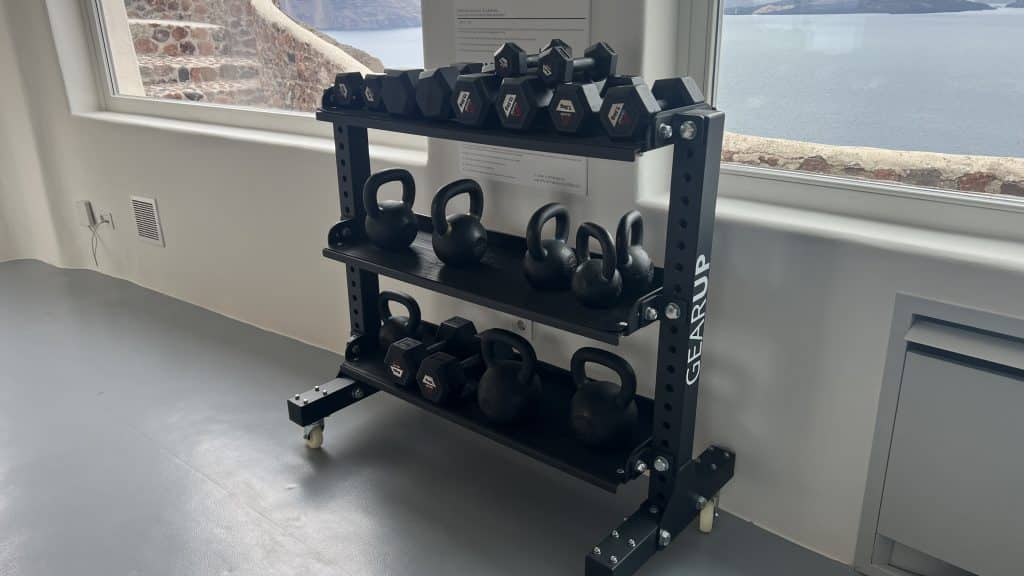 Mystique Santorini Fitnessbereich Hanteln 