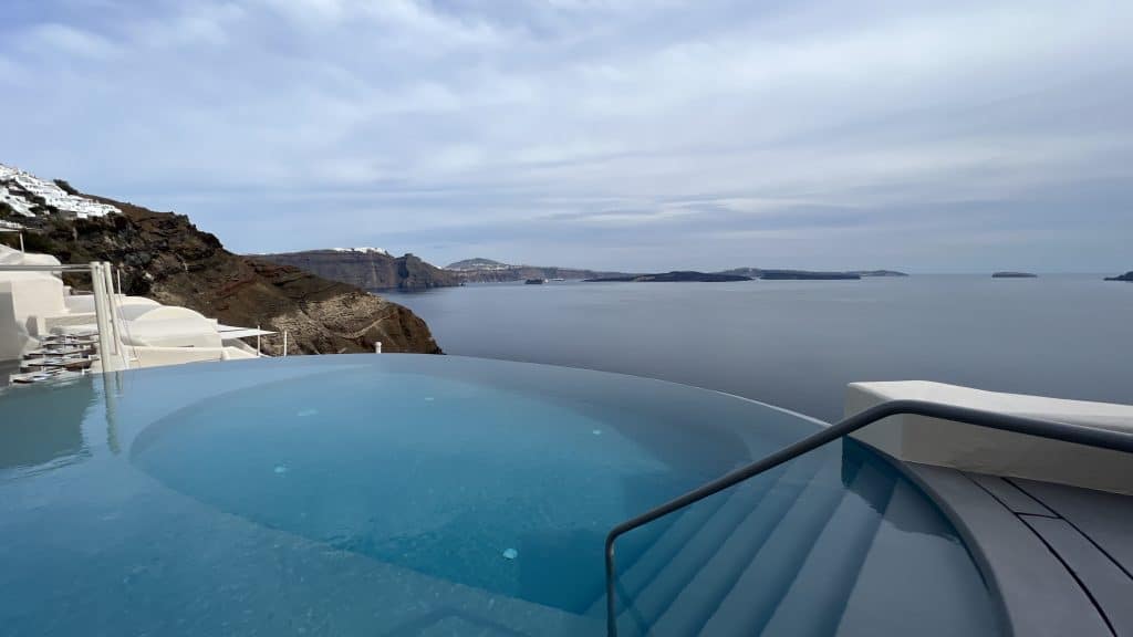 Mystique Santorini Infinity Pool 