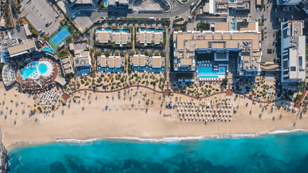 Nikki Beach Dubai Resort Ansicht Strand