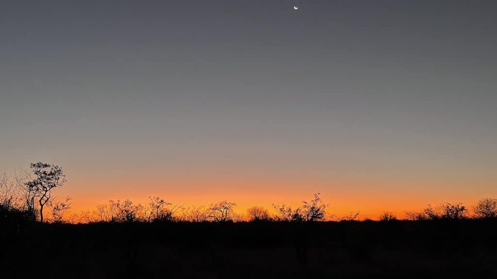 Sonnenuntergang Kapama