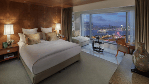 The Landmark Hotel Mandarin Oriental Hongkong Harbour View Zimmer