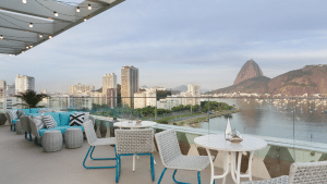 Yoo2 Rio De Janeiro Hilton Hotel Dachterrasse Ausblick Zuckerhut