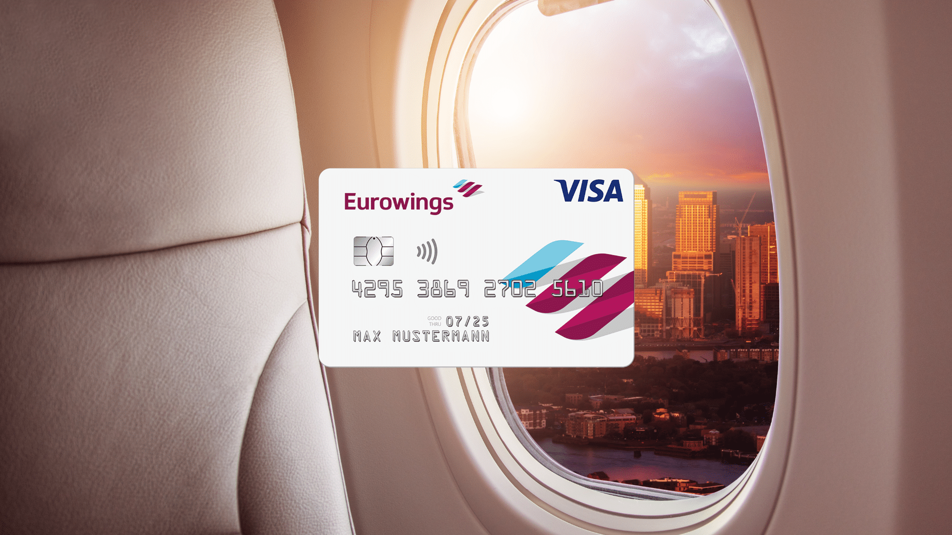 Eurowings Kreditkarte Classic Flugzeug