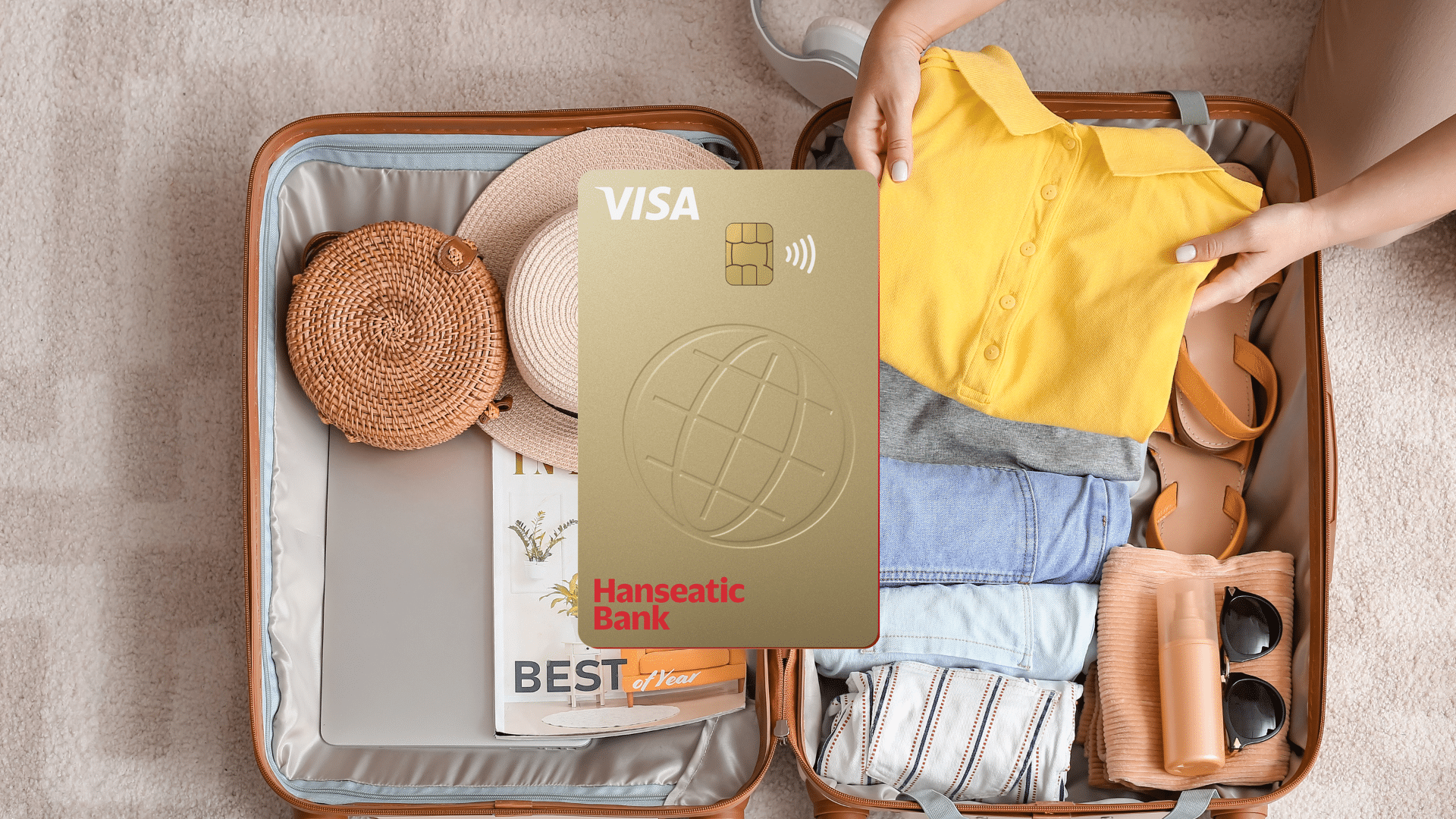 Hanseatic Bank Goldcard Koffer