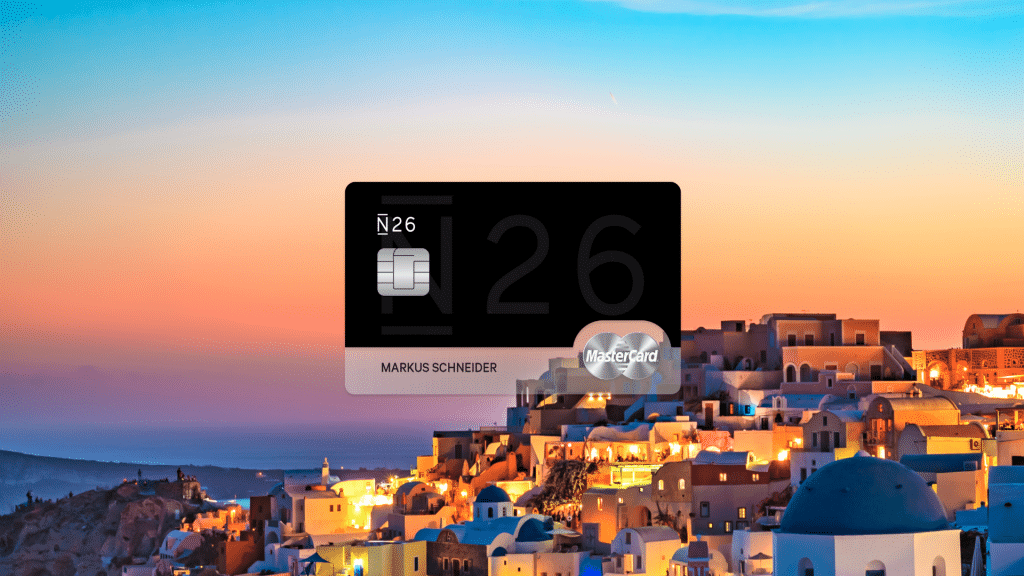 N26 Metal vor einem Sonnenuntergang und einer Stadt