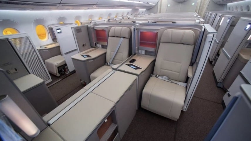 China Eastern Business Class Airbus A350