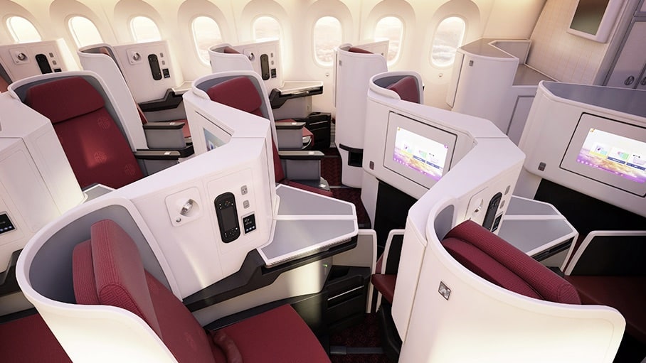 Hainan Airlines Business Class Boeing 787-9