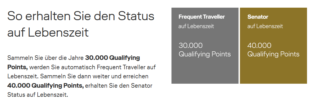 Lifetime Status Lufthansa Miles And More