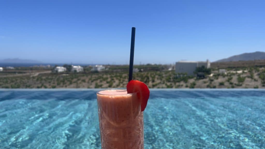 Magma Resort Santorini Pool Drink