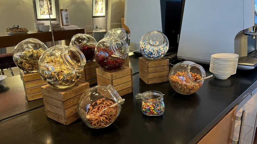 Marriott Wien Club Lounge Snacks