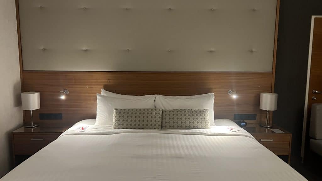 Marriott Wien Zimmer Bett