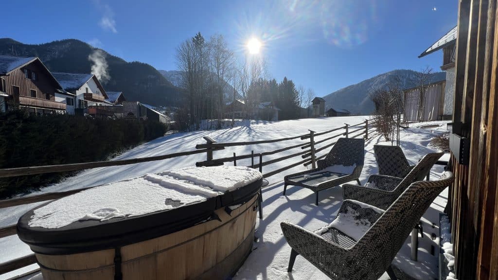 Mondi Chalets Am Grundlsee Sitze Aussen