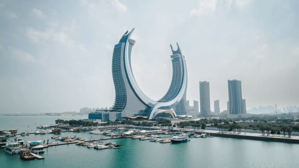 Raffles Doha Katara Tower Ansicht