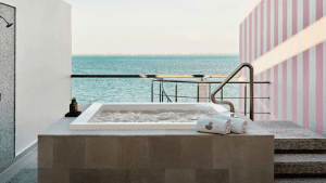 SLS Playa Mujeres Mexiko Whirlpool Suite Terrasse