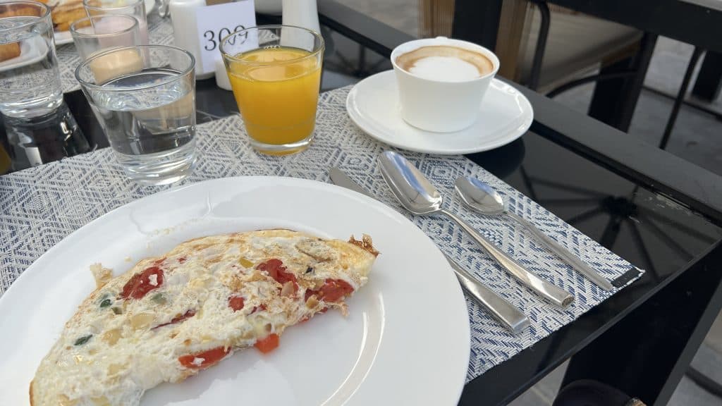 The Romanos Costa Navarino Omelette