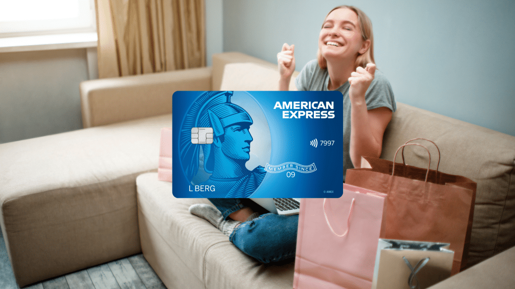 American Express Blue Onlineshopping