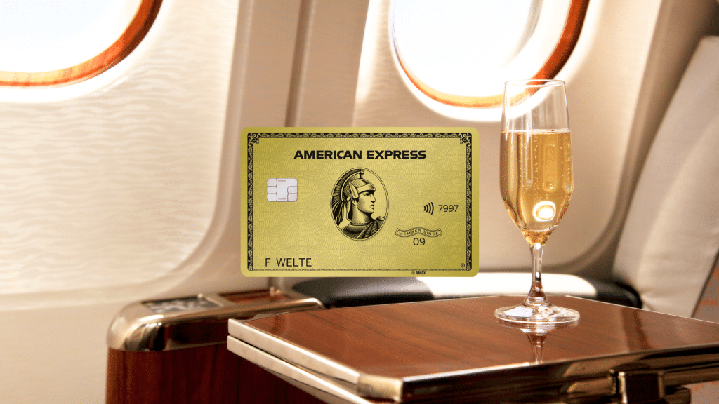 American Express Gold Flugzeug