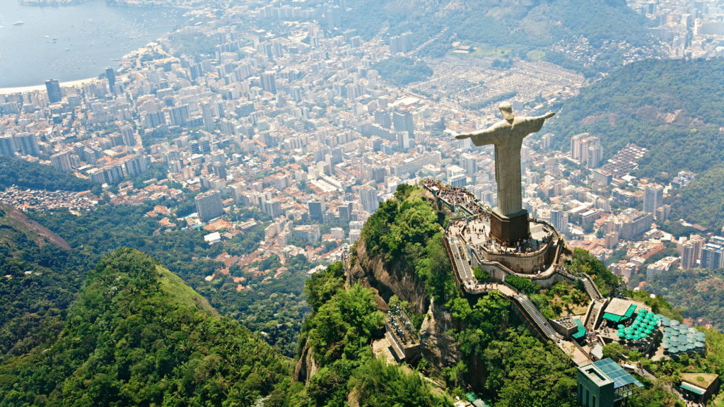 Christusstatue In Rio de Janeiro