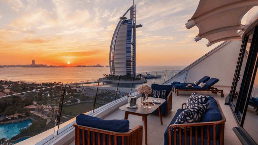 Jumeirah Beach Hotel Dubai Suite Terrasse