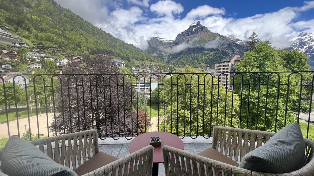 Kempinski Palace Engelberg Balkon