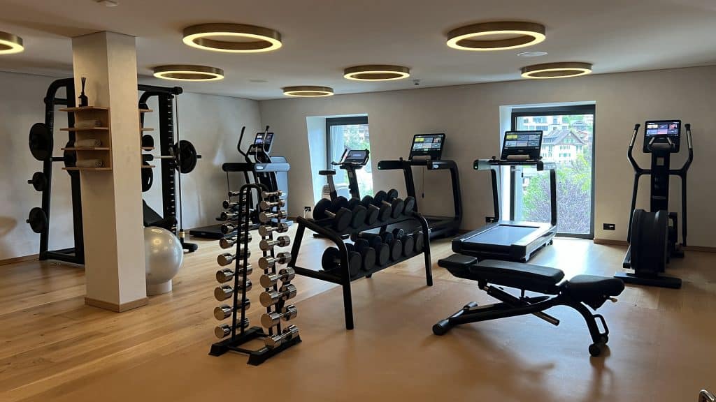 Kempinski Palace Engelberg Fitnessraum 