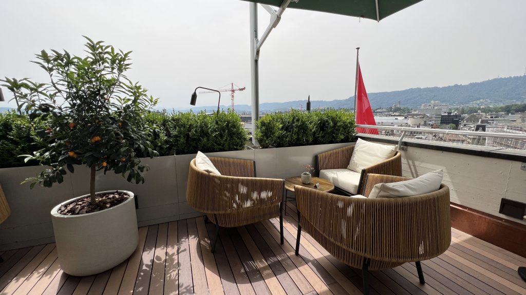 Mandarin Oriental Savoy Zuerich Terrasse