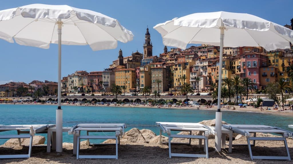 Mediterranean Resort Of Menton French Riviera