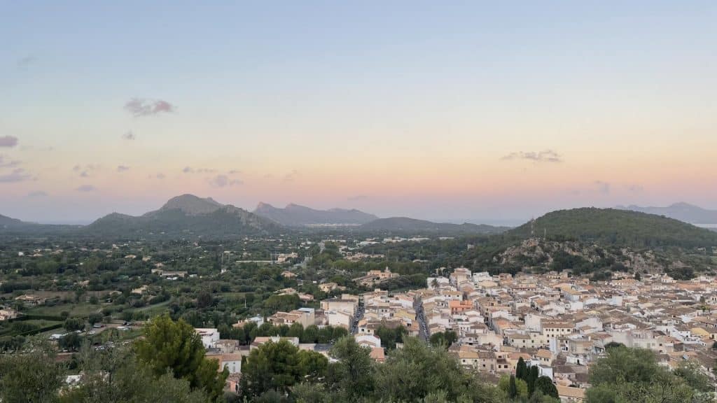 Pollenca Mallorca Ausblick