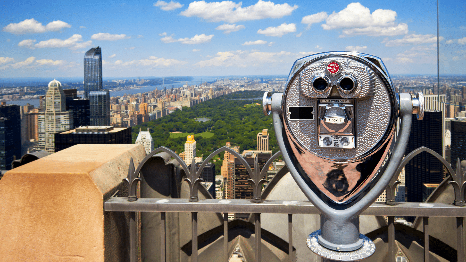 Rockefeller Center New York Aussicht Central Park