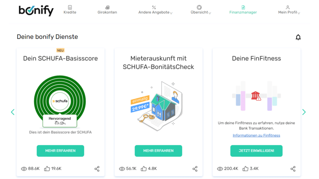 Bonify Dashboard