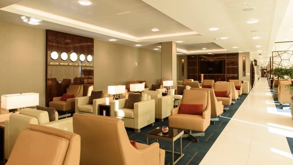 Emirates Lounge Flughafen London Stansted