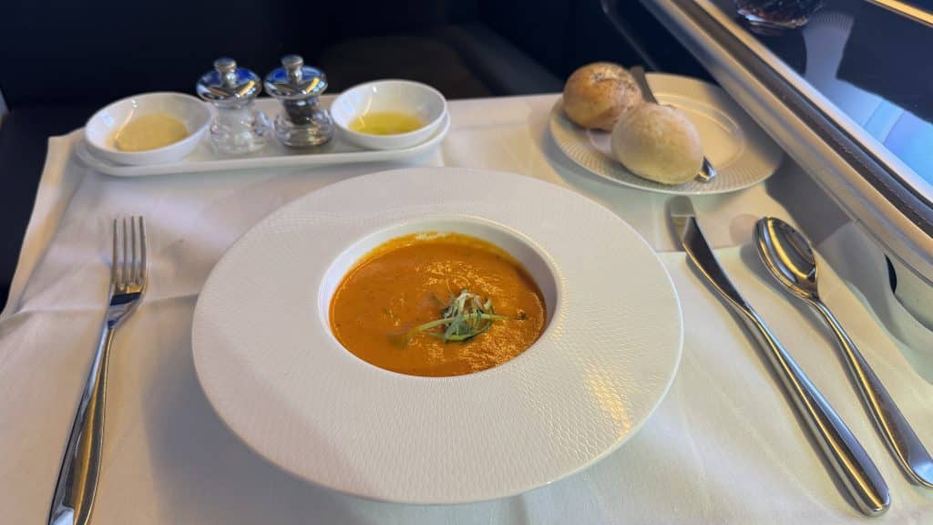 British Airways First Class Boeing 777 Suppe