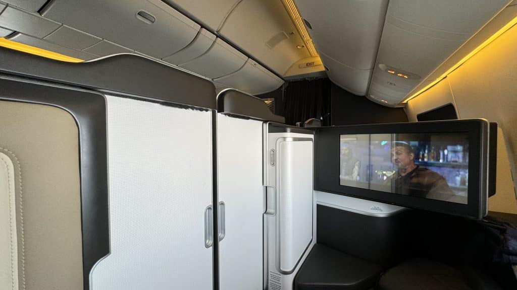 British Airways First Class Boeing 777 Geschlossene Kabine 