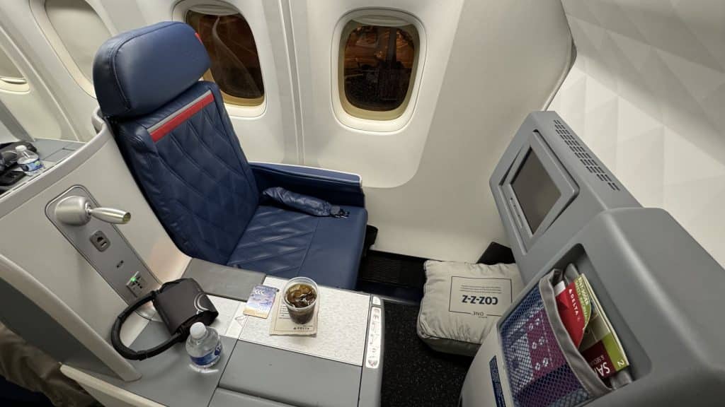 Delta Business Class Boeing 767 Sitz 