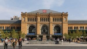 Facade Of Hannover Main Railway Station