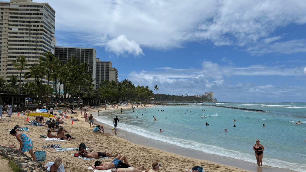 Hawaii Oahu Waikiki Beach