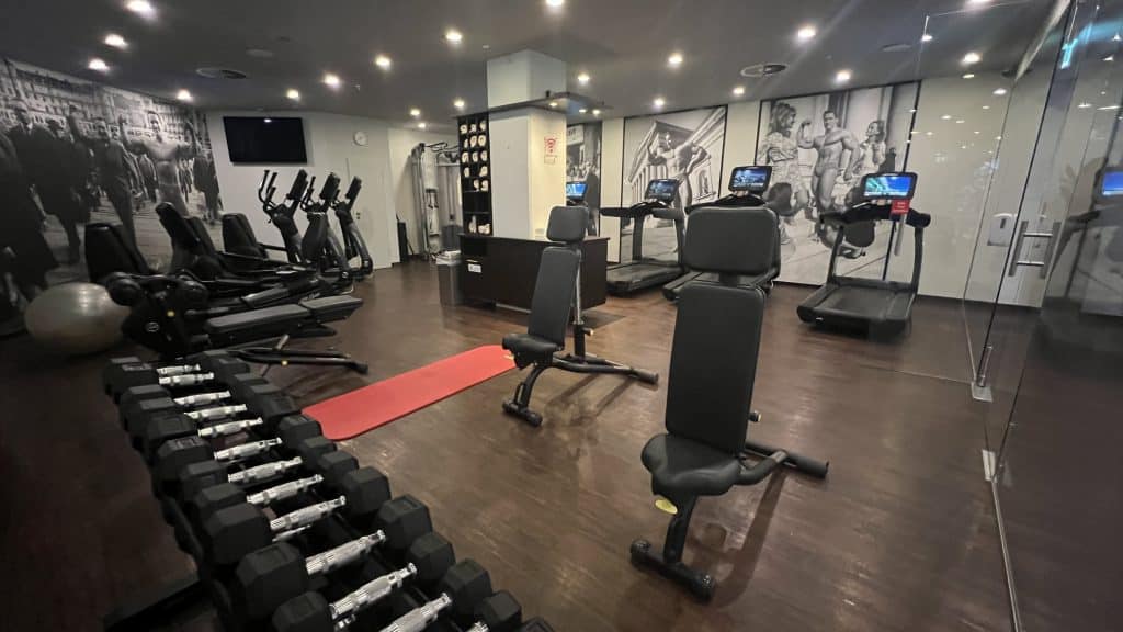 Marriott München Fitnessraum 