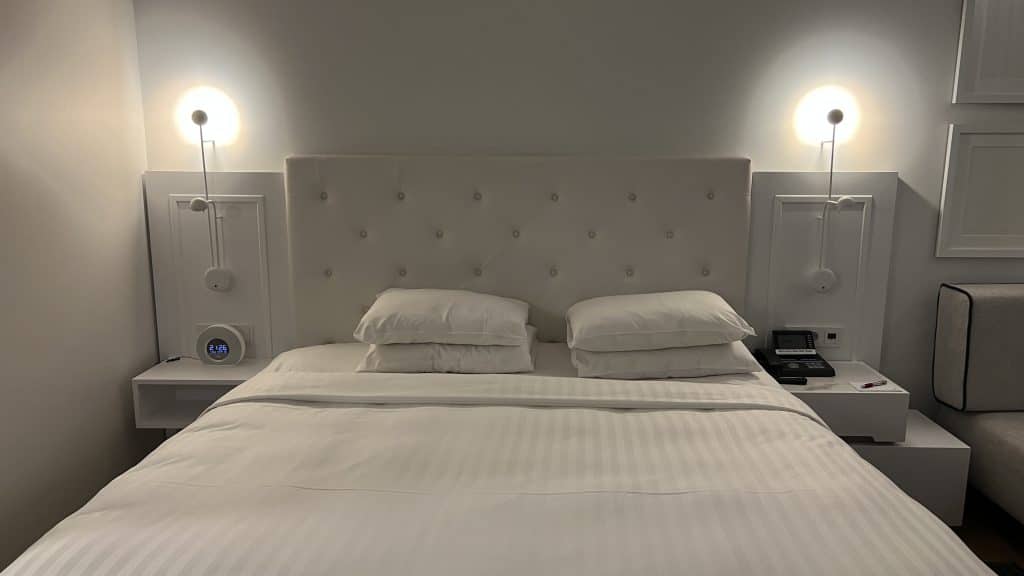 Marriott München Zimmer Bett