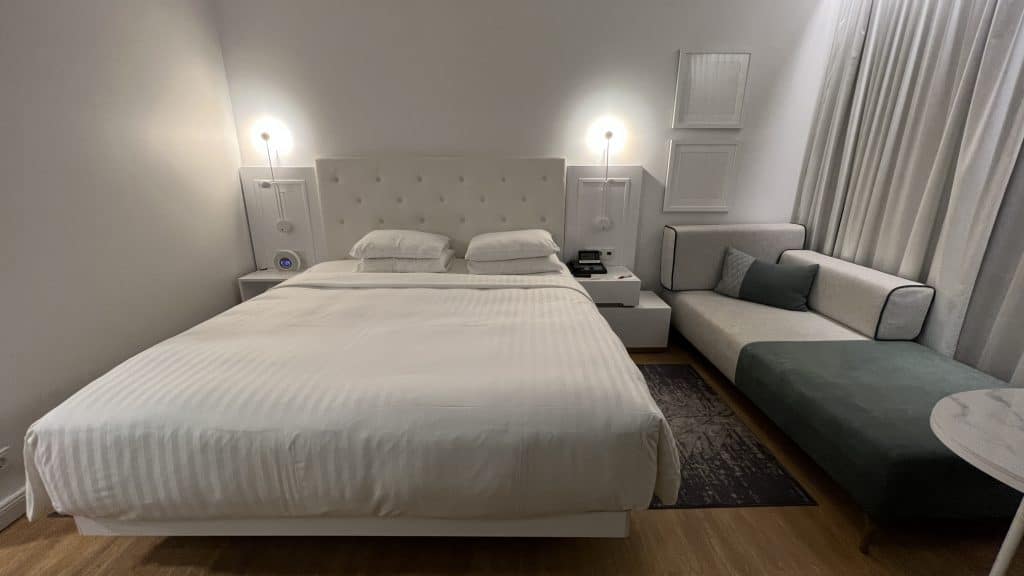 Marriott München Zimmer Bett 