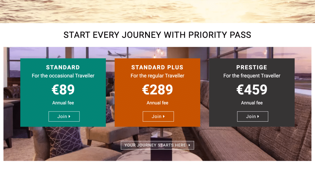 Preise Priority Pass