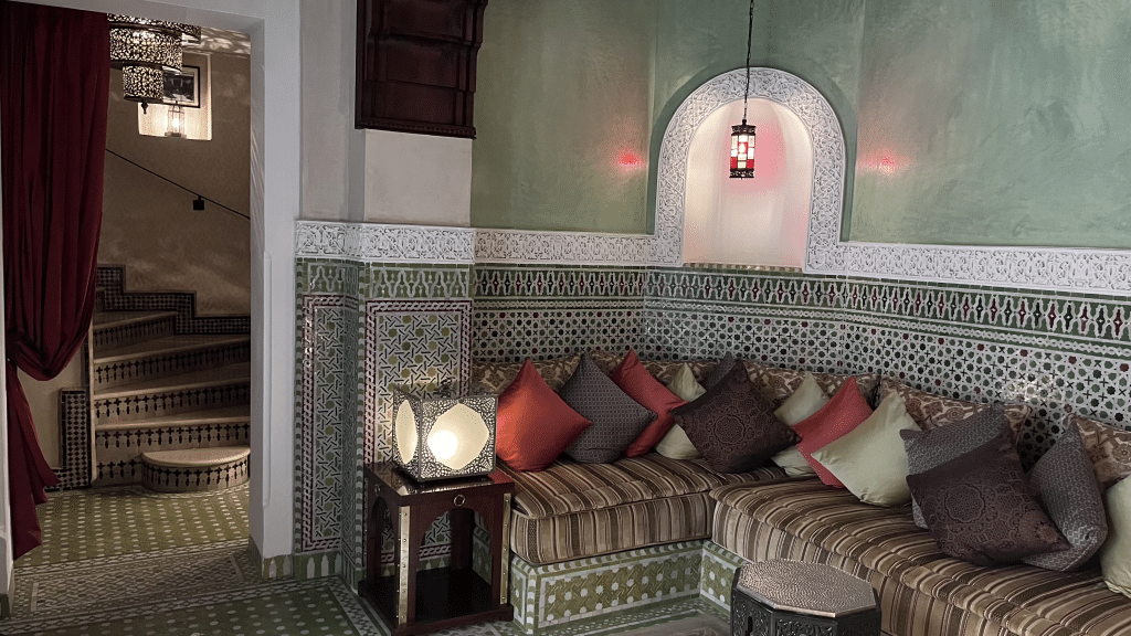 Royal Mansour Marrakesch Villa Sitzecke