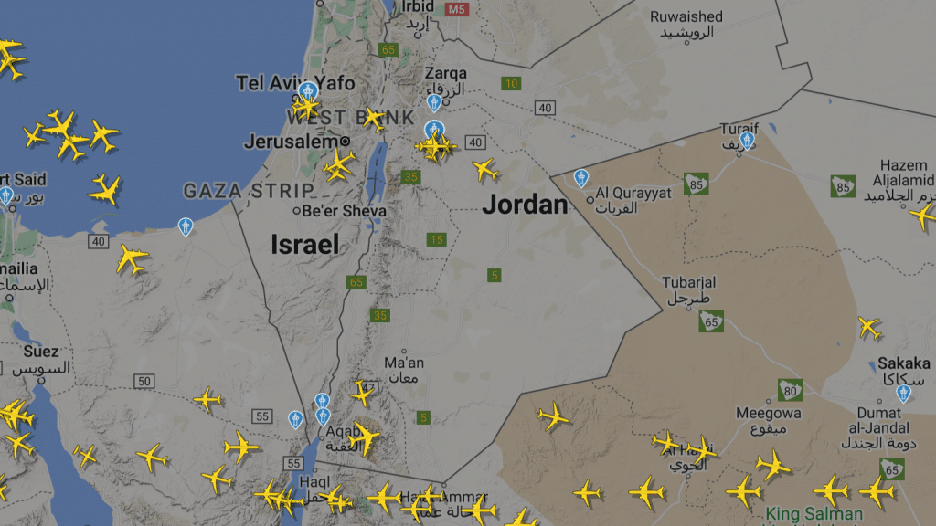 Screenshot Flightradar24