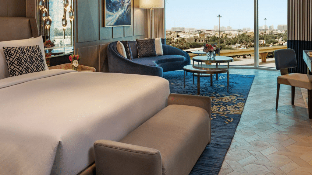 St. Regis Abu Dhabi Opera Suite Schlafzimmer