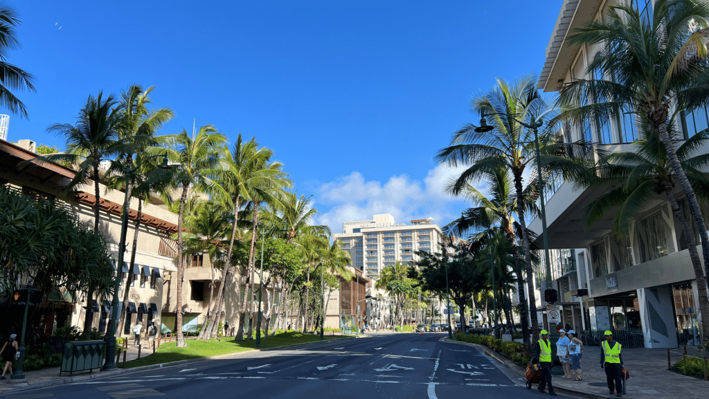 Waikikki Oahu Straße Hawaii