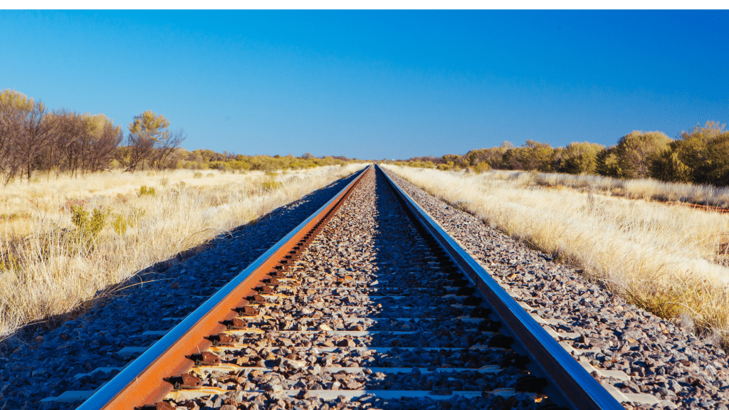 Bahnschienen in Australien