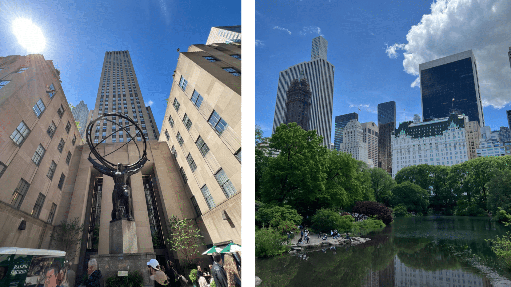 Rockefeller Center Central Park New York City