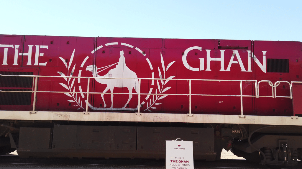 The Ghan Schriftzug