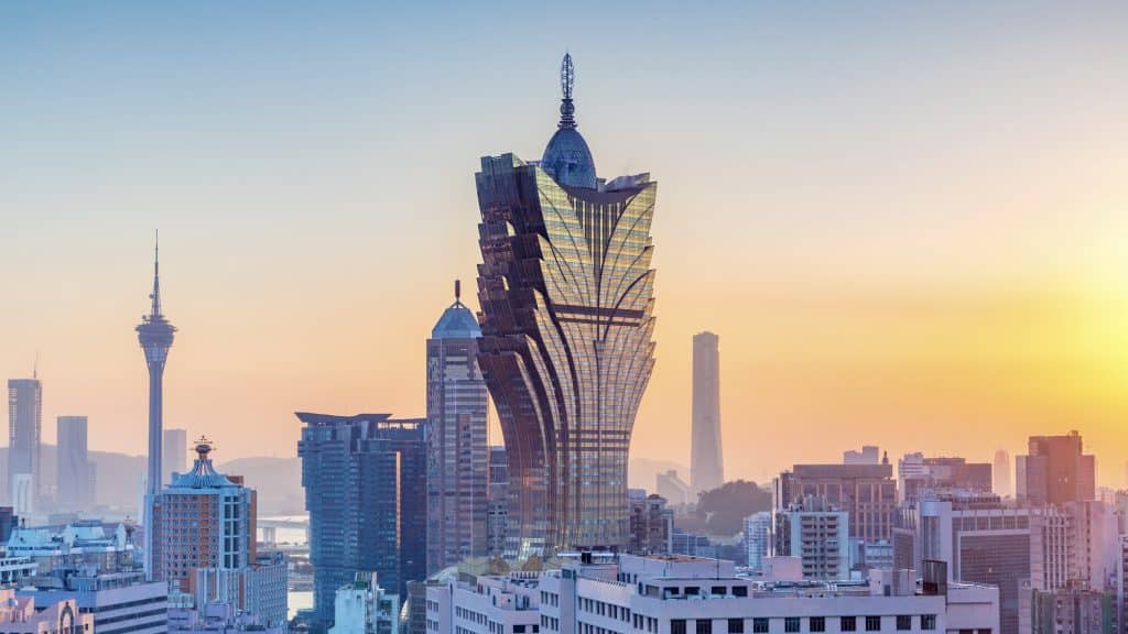 City Skyline At Sunset, Macau